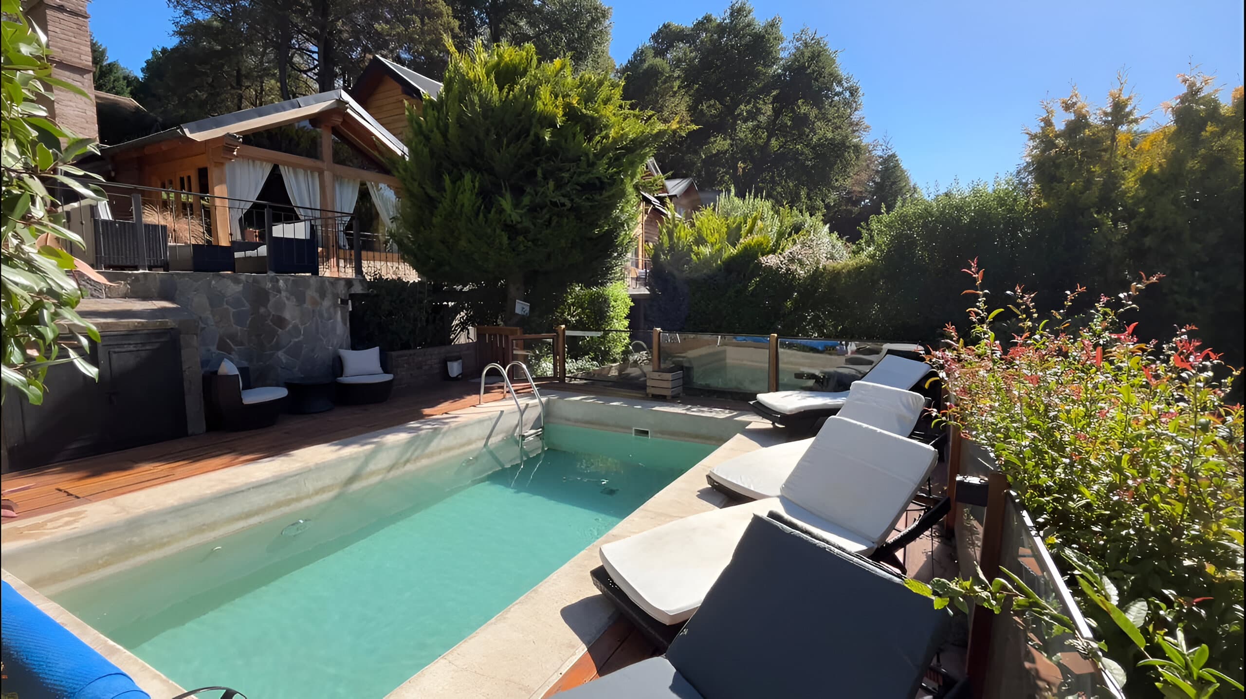 Piscina exterior climatizada